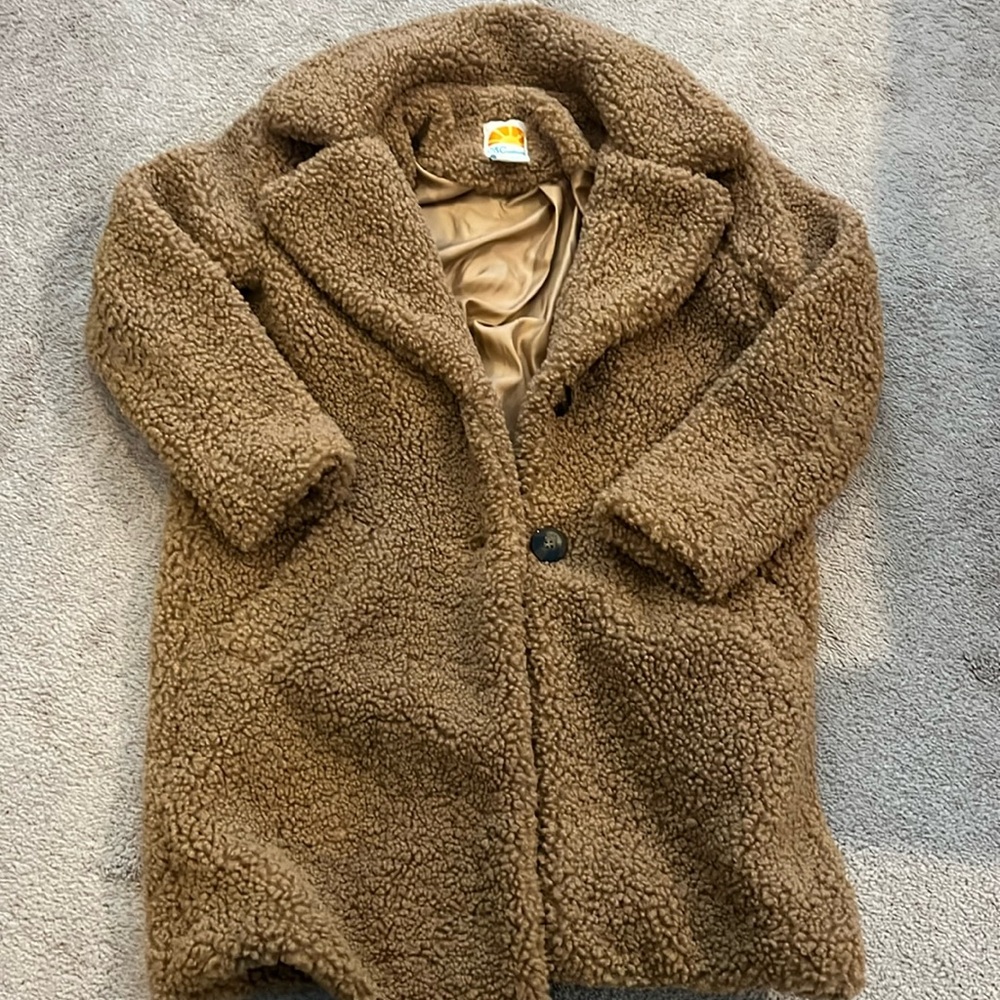 Brown Teddy Bear Coat